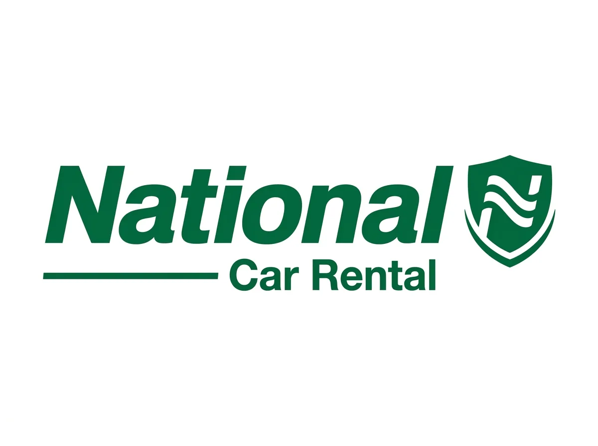 National car rental logo, white background